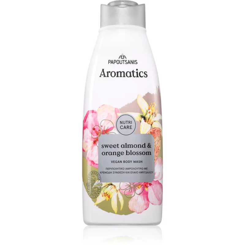 PAPOUTSANIS Aromatics Sweet Almond τζελ για ντους 600 ml