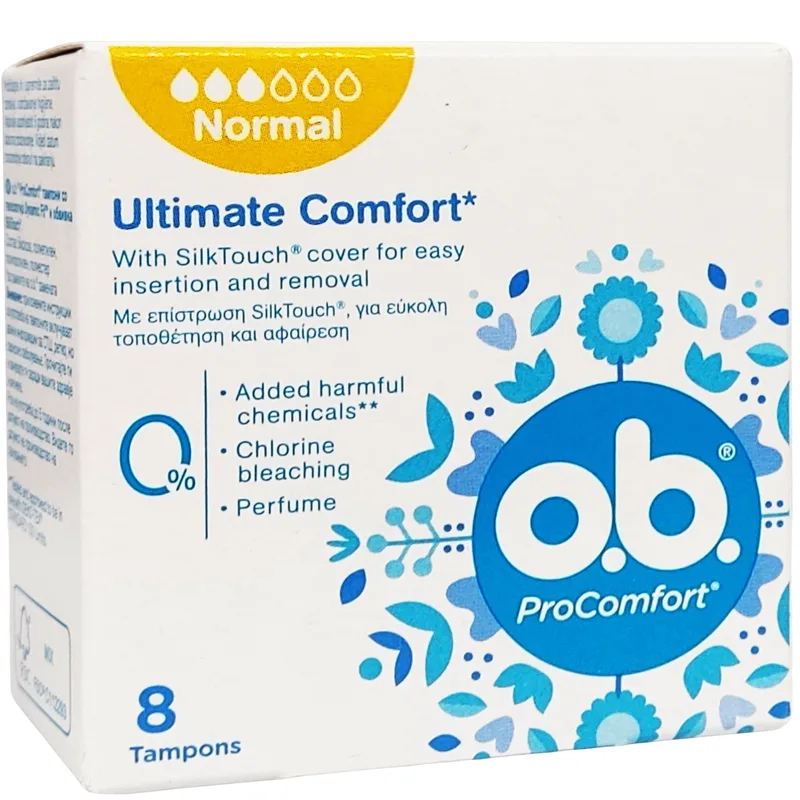 o.b ProComfort Normal Ταμπόν 8 τεμάχια