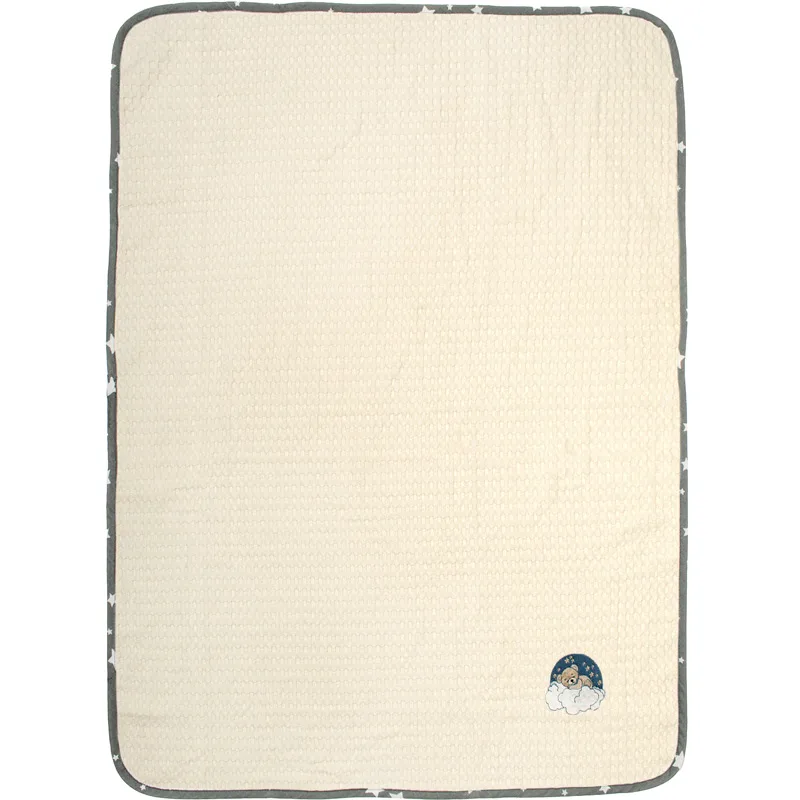 Κουβέρτα Πικέ Αγκαλιάς 80x110 Dimcol Cloudy Bear 177 Grey