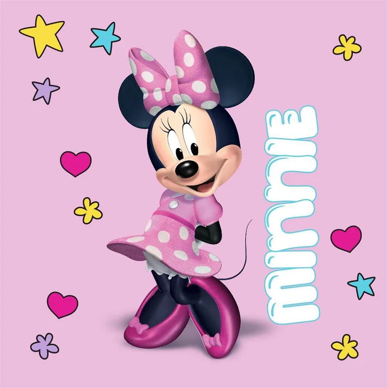 Λαβέτα-Μαγική Πετσέτα Polyester 30x30εκ. Minnie 78 Ροζ Disney DimCol