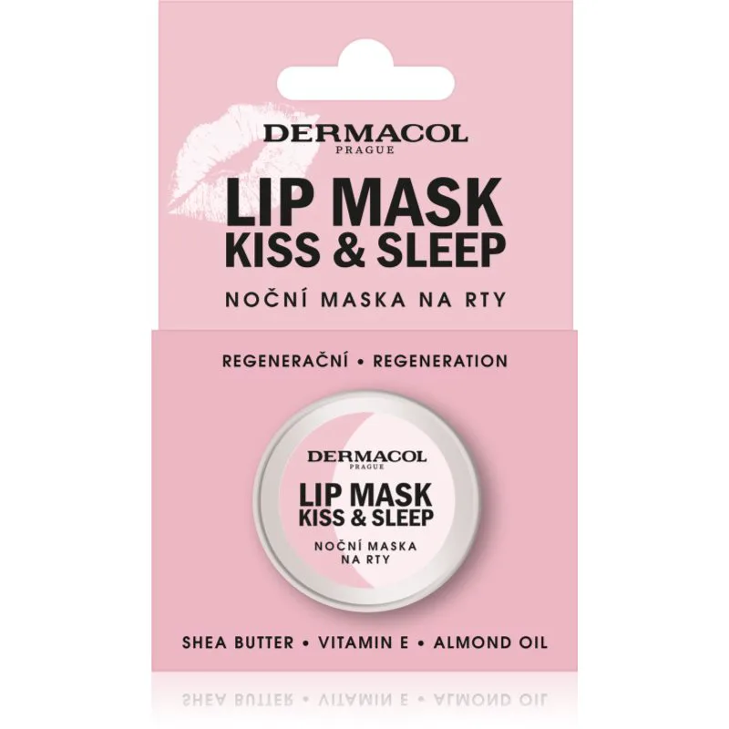 Dermacol Kiss & Sleep μασκα νύχτας για τα χείλη αρώματα White Chocolate 12 γρ