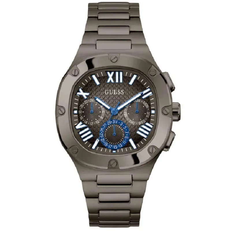 Aνδρικό ρολόι Guess Headline Grey Stainless Steel GW0572G5 GW0572G5 Ατσάλι