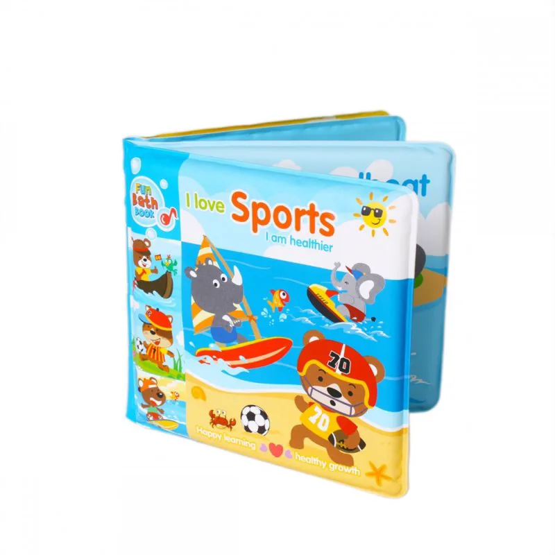 Bam-Bam Bath Book βιβλίο νερού 6m+ Sports 1 τμχ