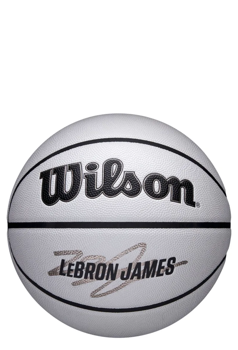 Μπάλα Μπάσκετ Wilson NBA Player Icon UV LeBron James Size7 WZ4030501XB7-Grey