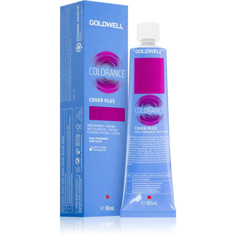 Goldwell Colorance Cover Plus ημιμόνιμη βαφή μαλλιών χωρίς αμμωνία απόχρωση 60 ml