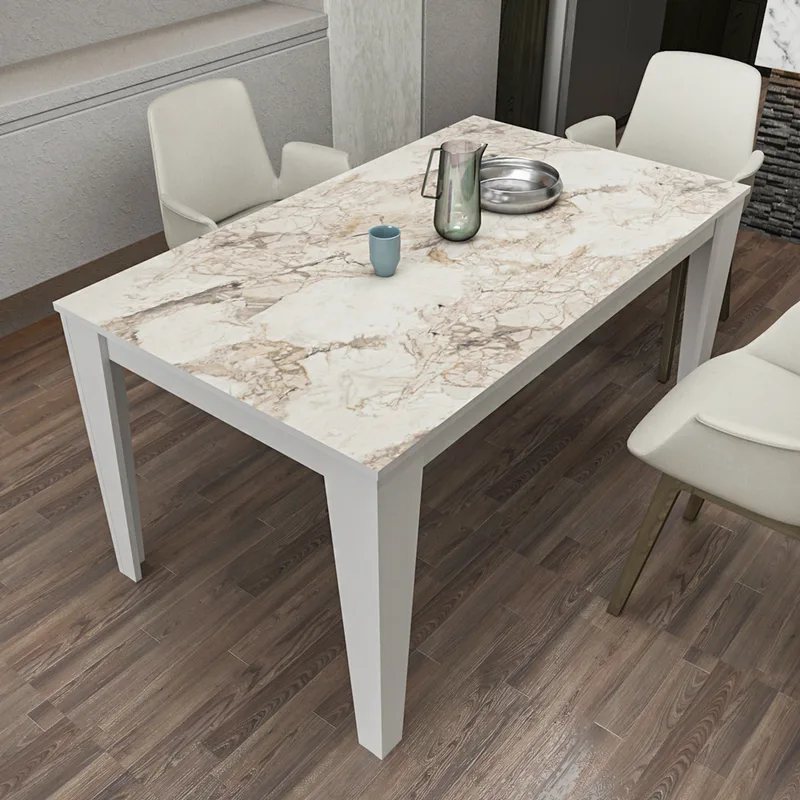 Τραπέζι Τραπεζαρίας Bud - White 875Zna4636 (145x75x85 cm)