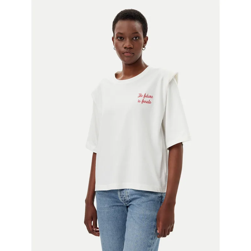 ViCOLO T-Shirt RD0013 Λευκό Regular Fit