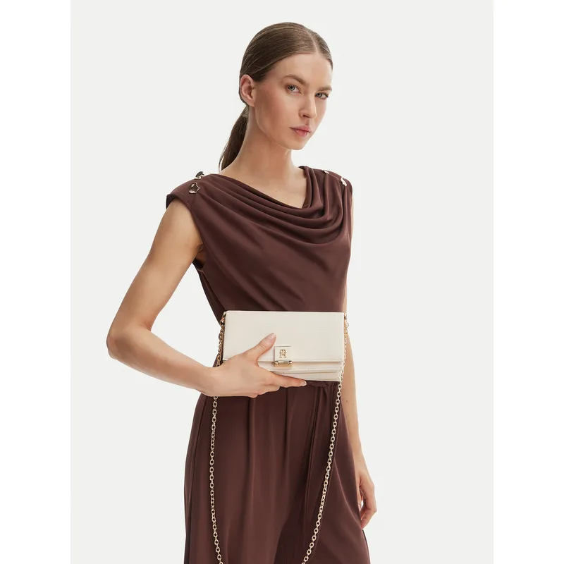 Τσάντα Tommy Hilfiger Th Her Chain Crossover AW0AW17403 Εκρού