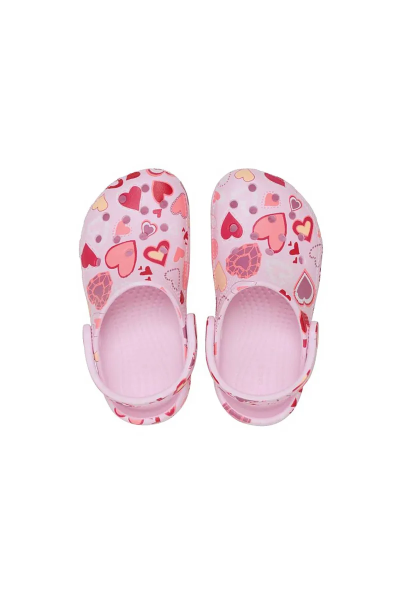 Crocs βρεφικά clogs "Classic VDay Clog T" - E79765 Ροζ