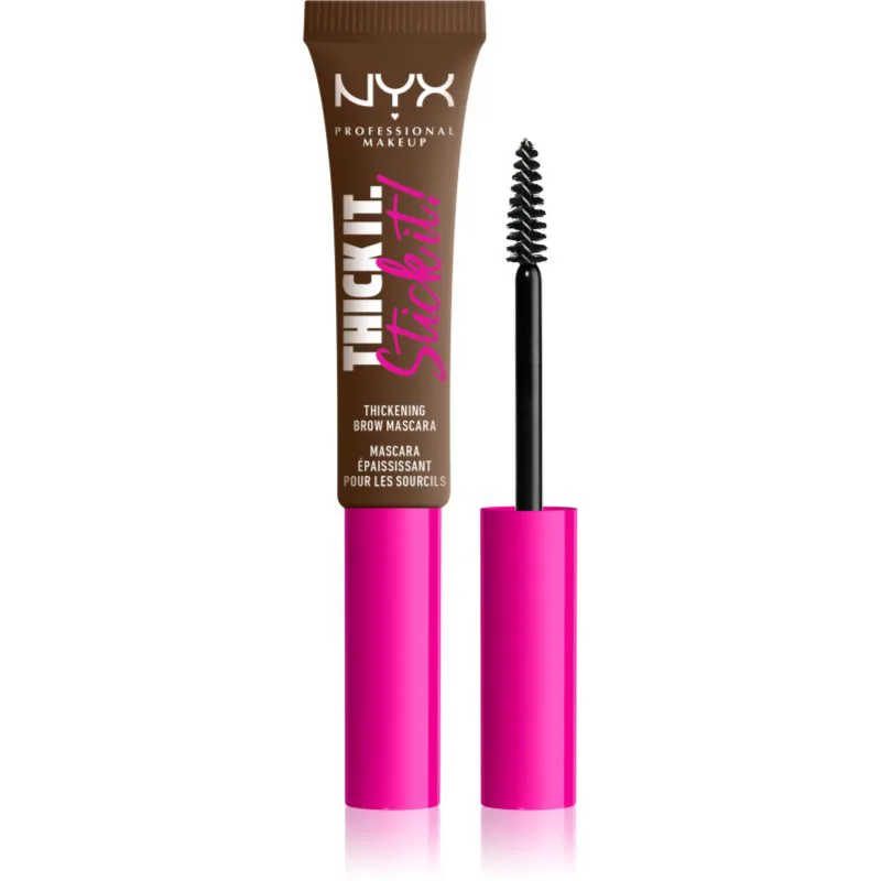 NYX Professional Makeup Thick it Stick It Brow Mascara μάσκαρα για τα φρύδια απόχρωση 06 Brunette 7 ml