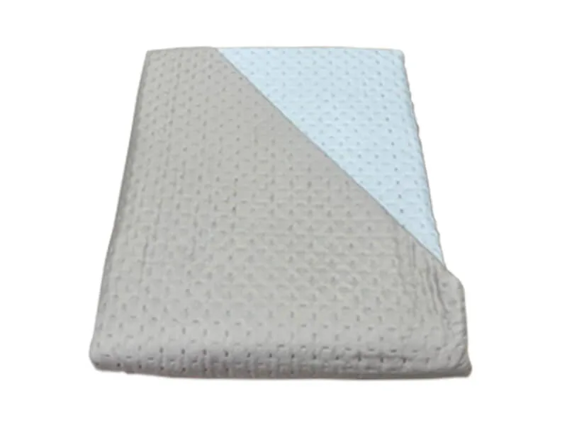 Κουβερλί Μονό Microfiber Διπλής Όψης Cross Desing Γαρύφαλλο 160x240 - Μπεζ-Ανοιχτό Γκρι