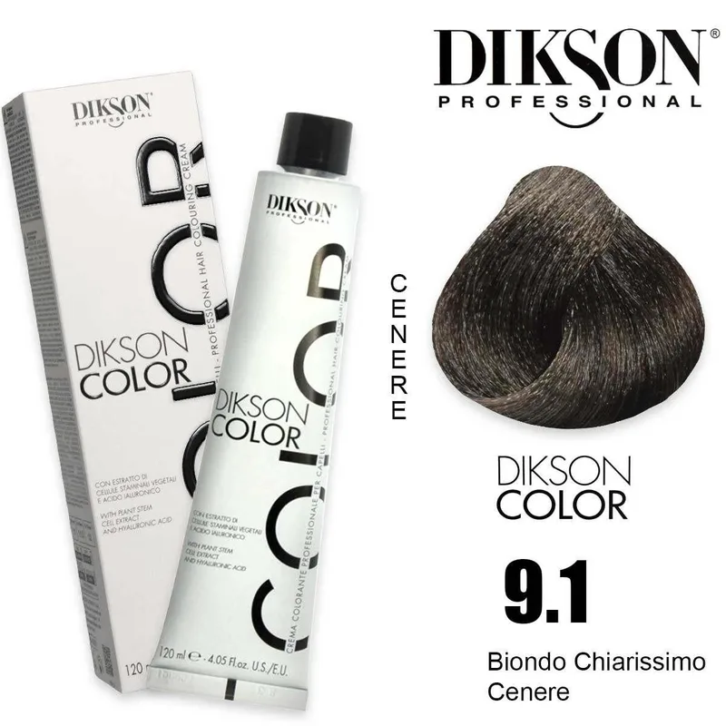 Dikson color 120 ml 9.1 - 9c very light ash blond