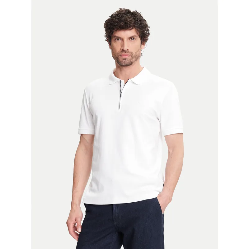 Pierre Cardin Polo C5 21455.2119 Λευκό Regular Fit