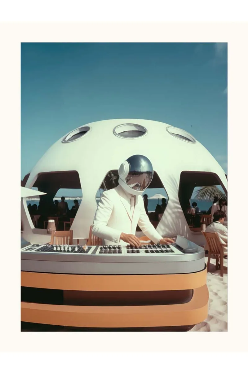 Αφίσα a.i. art HARTMAN Retro Future 11