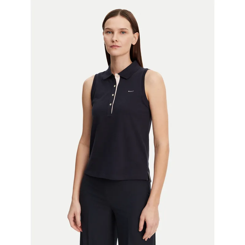 Gant Polo 4200560 Σκούρο μπλε Regular Fit