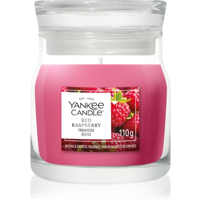 Yankee Candle Red Raspberry αρωματικό κερί Signature 110 γρ