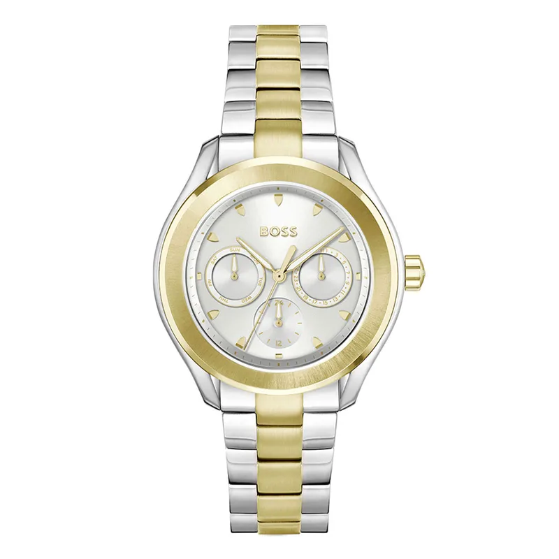 BOSS Ladies Lida Multifunction Two Tone Steel Bracelet 1502746
