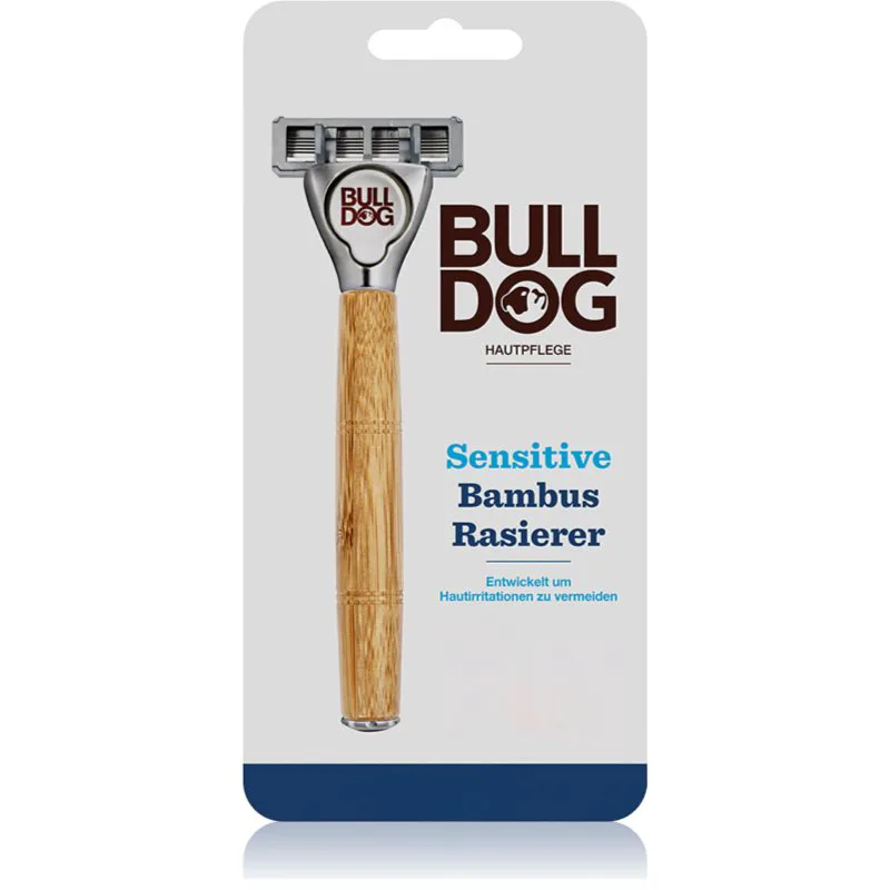 Bulldog Sensitive Bamboo Razor and Spare ξυριστική μηχανή + ανταλλακτικές κεφαλές