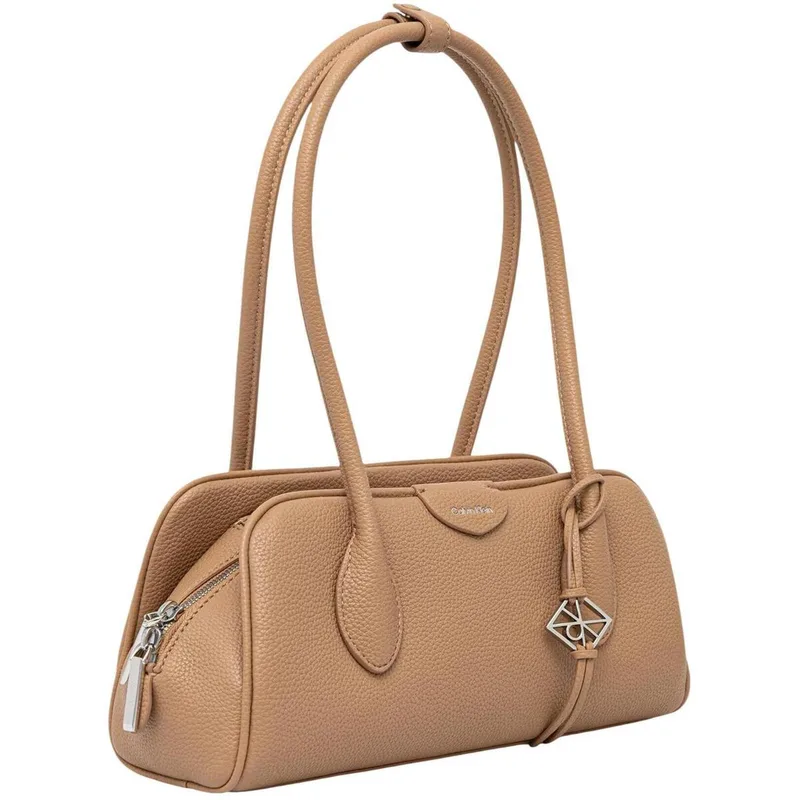 Τσάντα Calvin Klein Jeans EMBLEM TRIO PEBBLE SHOULDER BAG LV04F3743G