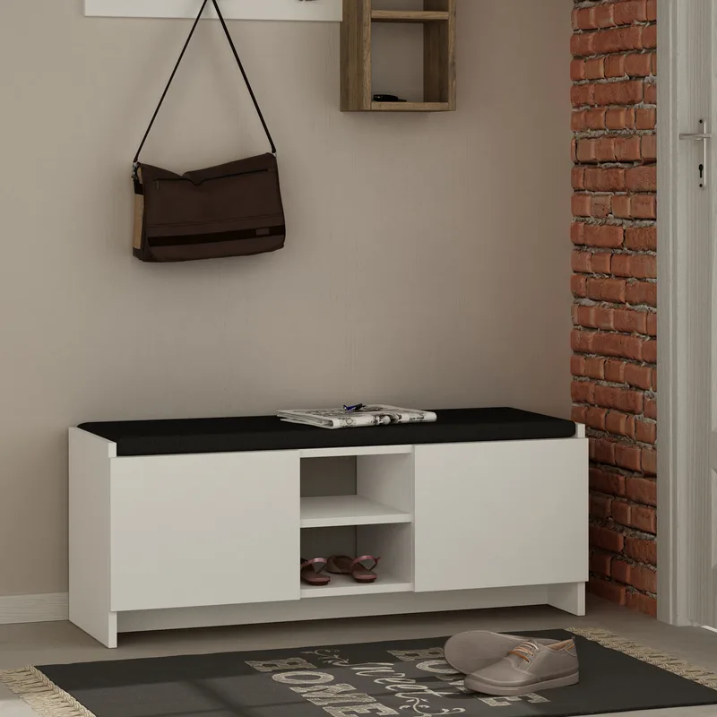 Παπουτσοθήκη Zulla - White 776Hms3909 (110x43x37)