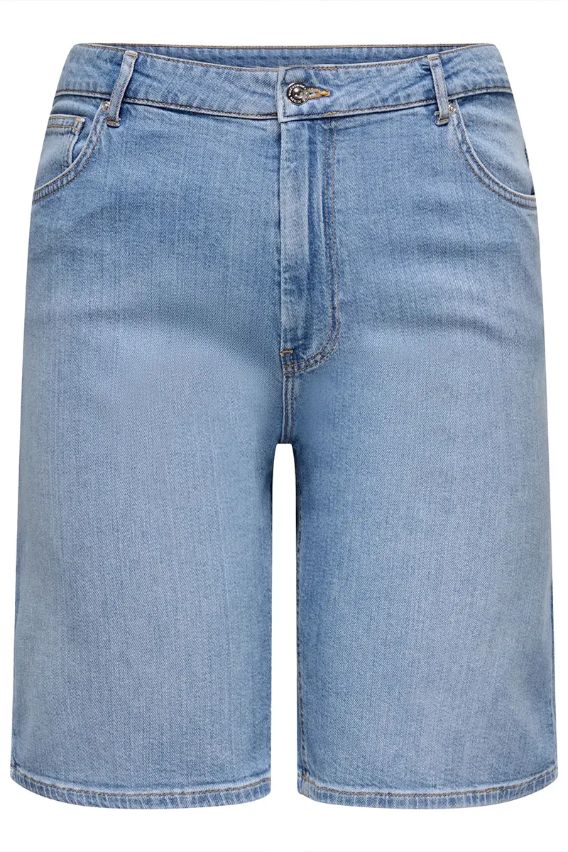 Jean βερμούδα σε denim light blue χρώμα