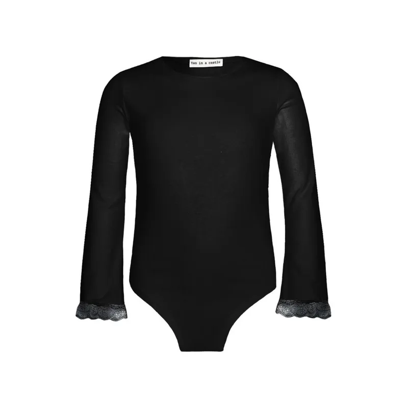 Κορμάκι μακό κορίτσι two in a castle-T6733-Black