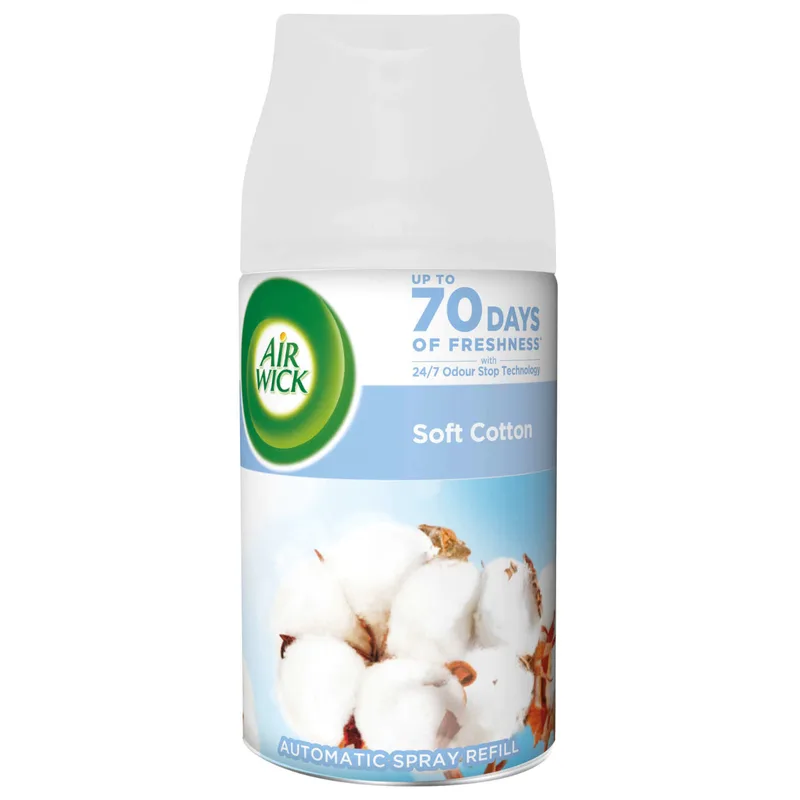 Αποσμητικό Χώρου Ανταλλακτικό AIR WICK FRESHMATIC Soft Cotton 250ml