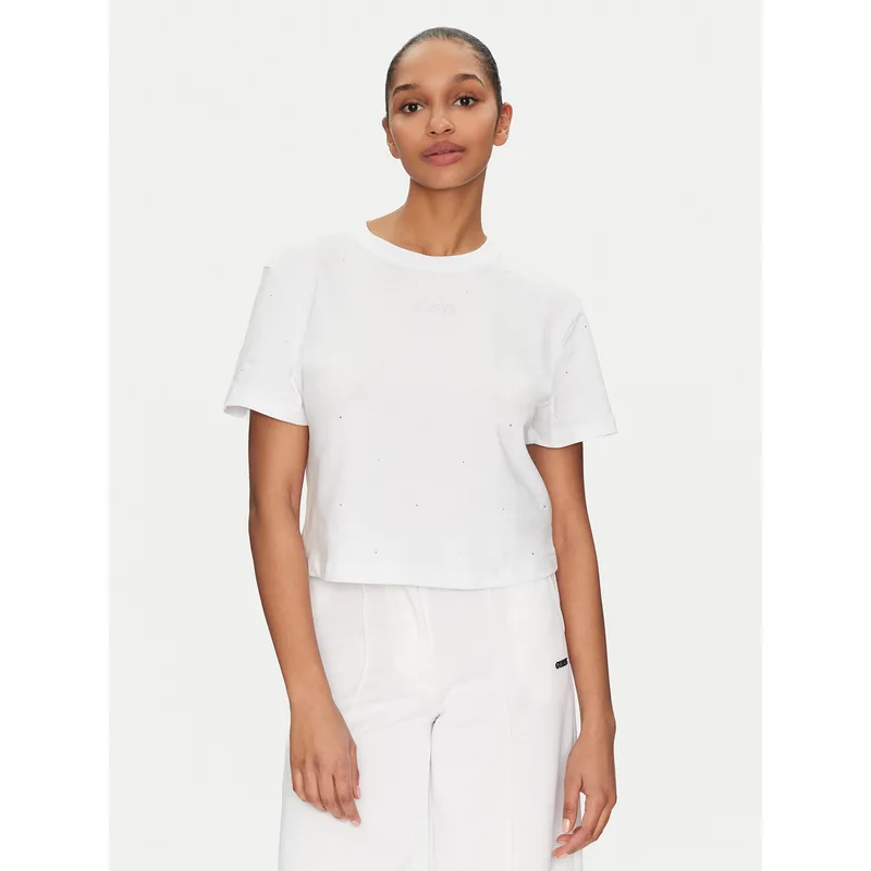 Guess T-Shirt V5GI00 I3Z14 Λευκό Boxy Fit