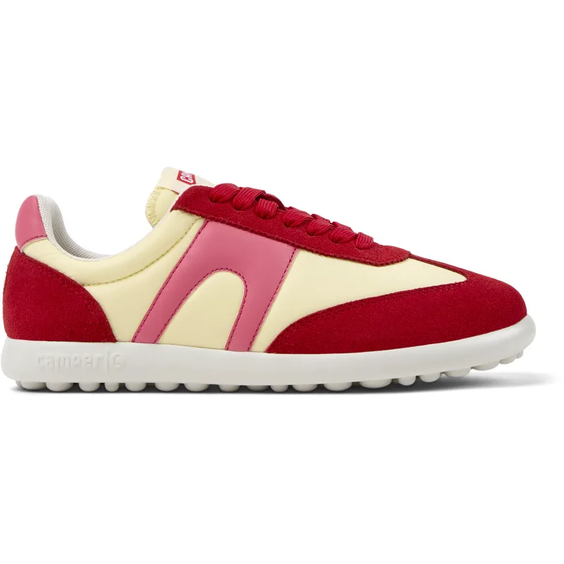 CAMPER Pelotas - Sneakers Για Γυναικεία - Κίτρινο,Κόκκινο,Ροζ, Μέγεθος 38, Cotton fabric