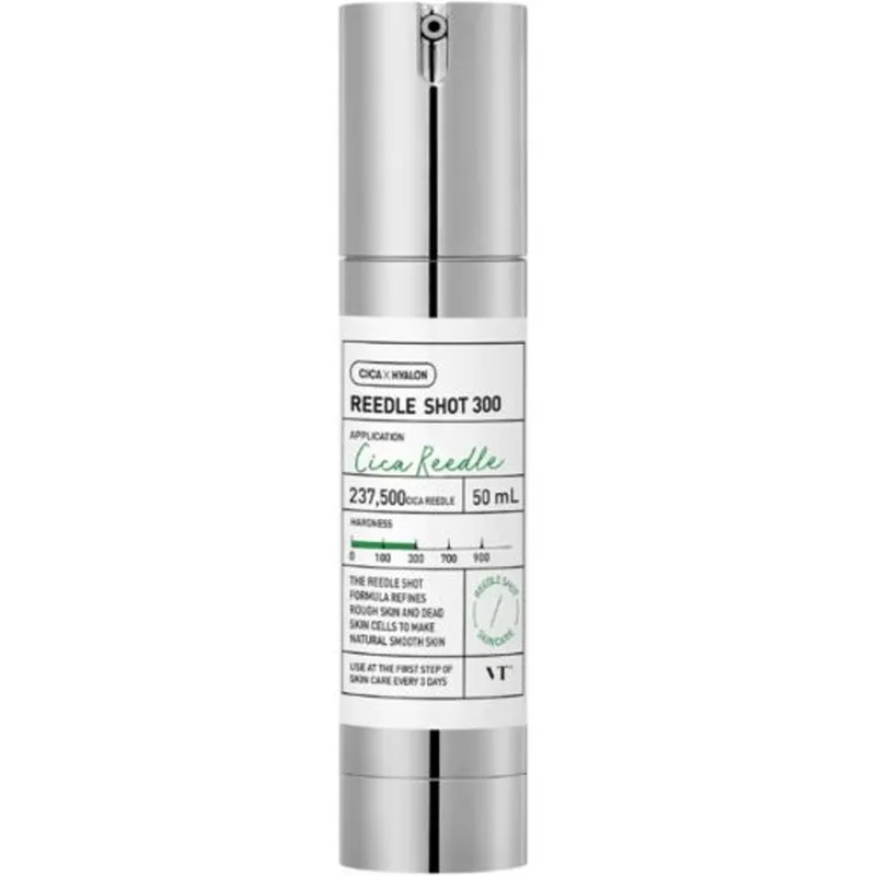 VT Cosmetics Cica Reedle Shot 300 Ενισχυτική Φόρμουλα Προσώπου με Τεχνολογία Μικρό-Βελονισμού για την Απομάκρυνση Νεκρών Κυττάρων & την Δημιουργία μιας Φυσικής Λείας Επιδερμίδας 50ml