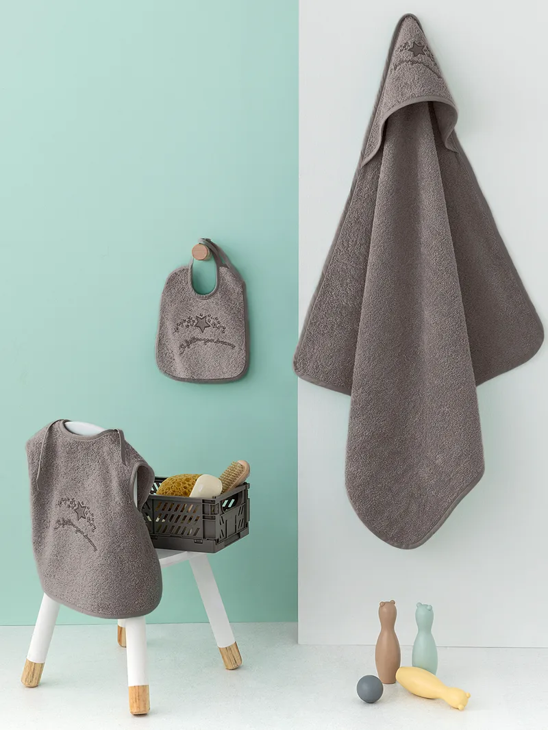 Σετ Λουτρου Βρεφικο Baby Joia BJ524 GREY - Palamaiki