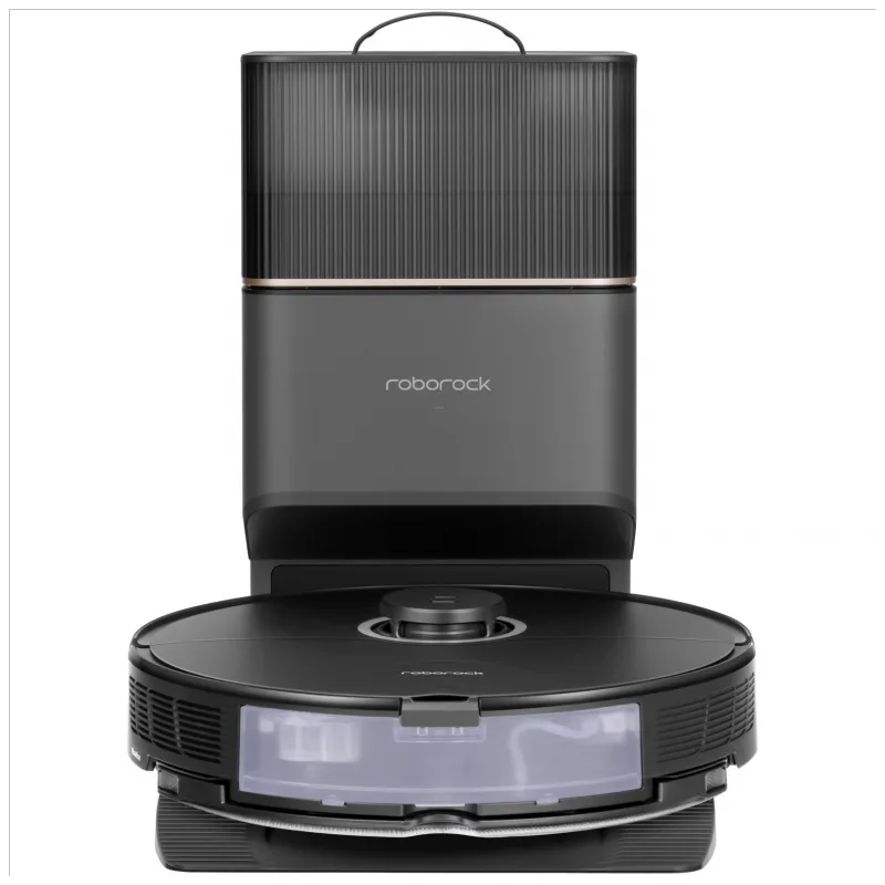 Ρομπότ σκούπα Roborock S8 Plus Μαύρο S8P52-00, 69W, 5200 mAh, 6000Pa, Σφουγγαρίστρα, χαρτογράφηση LiDAR, 750 ml, 4 αισθητήρες, αυτονομία έως 180 λεπτά, Μαύρο