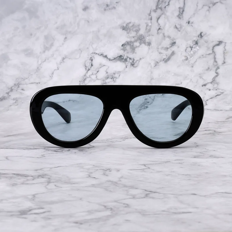 LENNY 27EP2 - LENNY - BLACK - BLUE Sunglasses | Black | Blue Shades | Explicit Poets Sunglasses