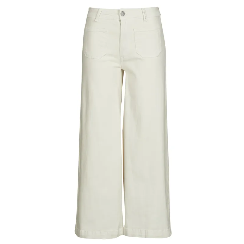 φαρδιά / καμπάνα Pepe jeans HIGH RISE WIDE CROP TANIA POCKET