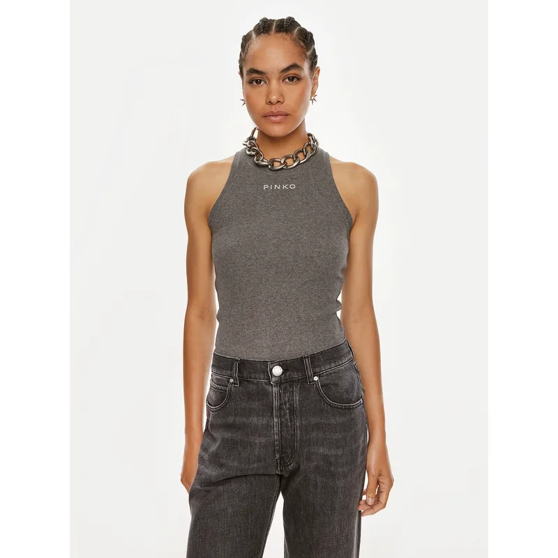 Pinko Τοπ Distinto 100822 A22X Γκρι Regular Fit