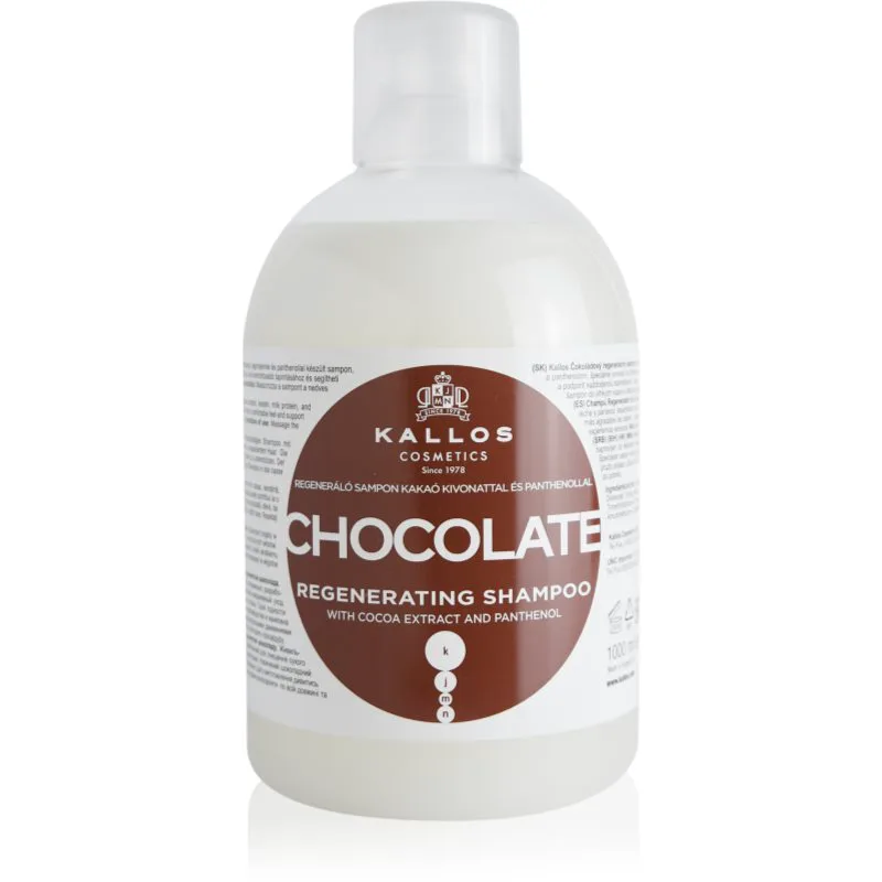 Kallos KJMN Professional Chocolate αναγεννητικό σαμπουάν 1000 ml