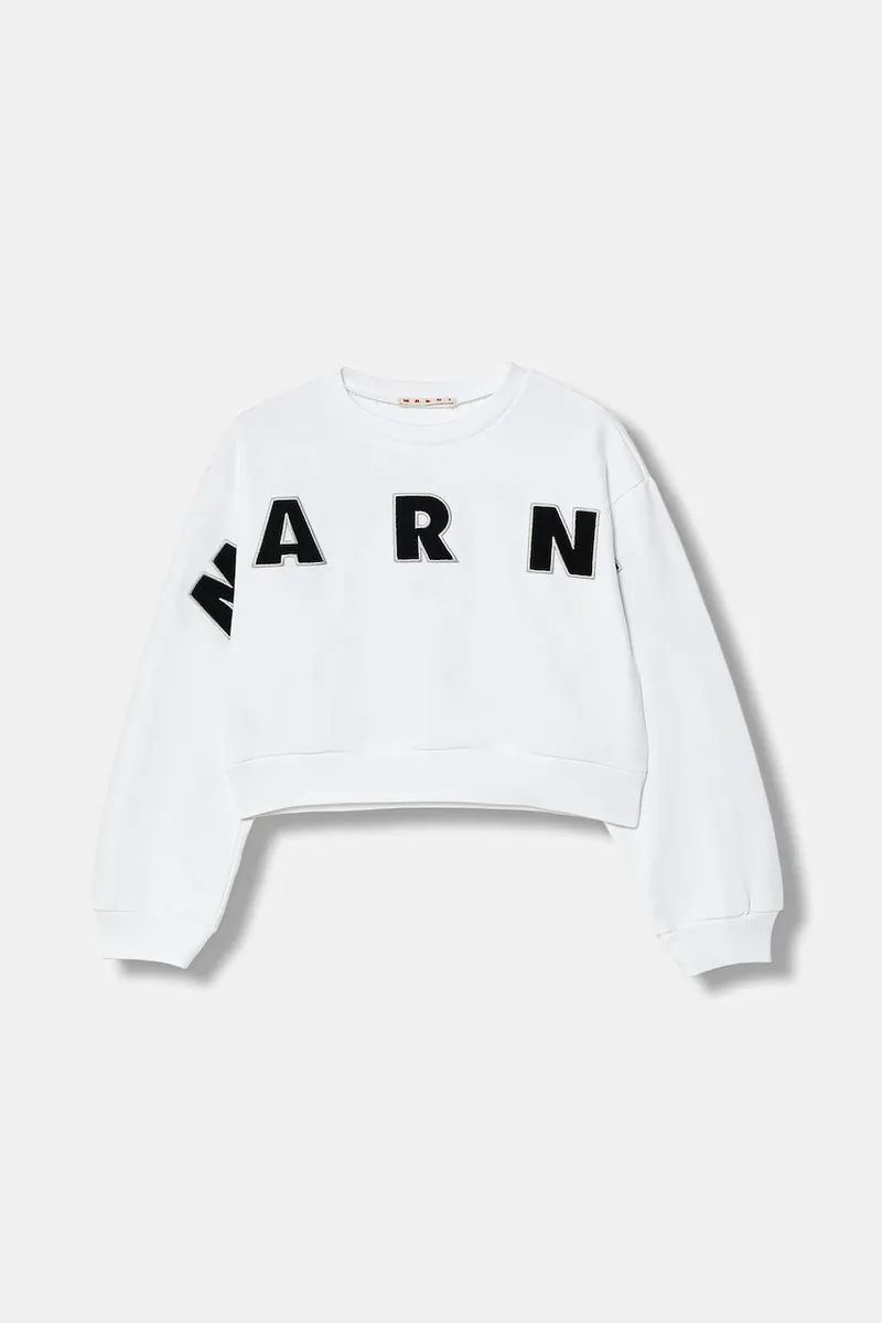 Παιδική βαμβακερή μπλούζα Marni MS220F SWEAT-SHIRT