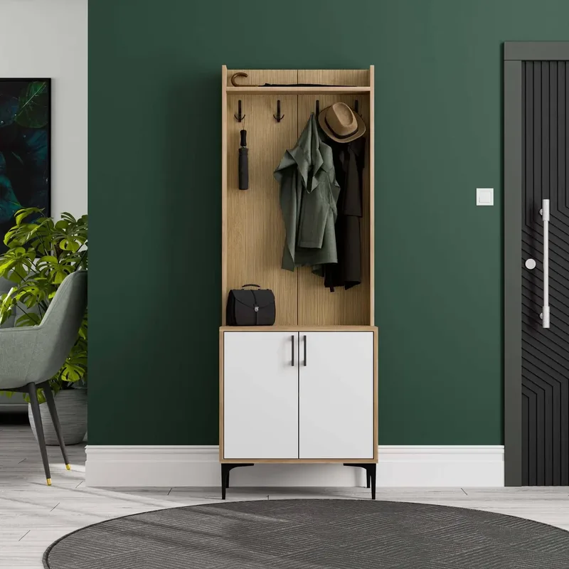 Έπιπλο Εισόδου Royal 5002, 70x35x196 εκ.,All4home