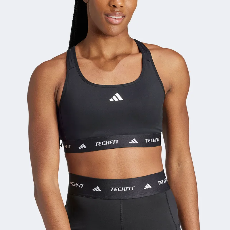 ADIDAS TECHFIT BRA ΜΑΥΡΟ