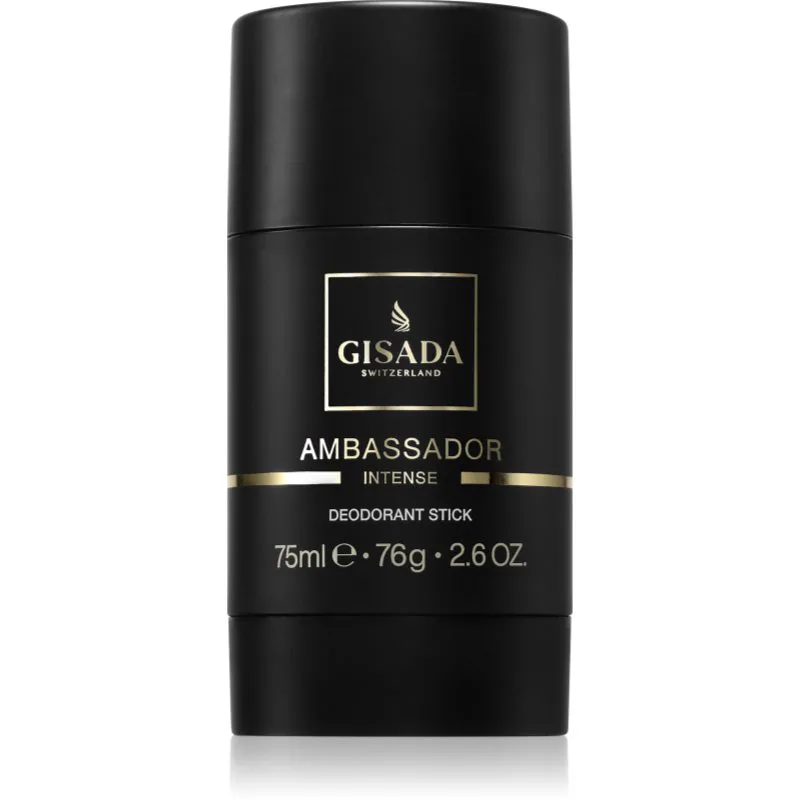 Gisada Ambassador Intense στερεό αποσμητικό για άντρες 75 ml