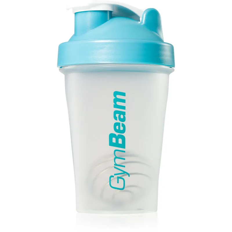 GymBeam Blend Bottle αθλητικό σέικερ χρώμα Transparent & Blue 400 ml