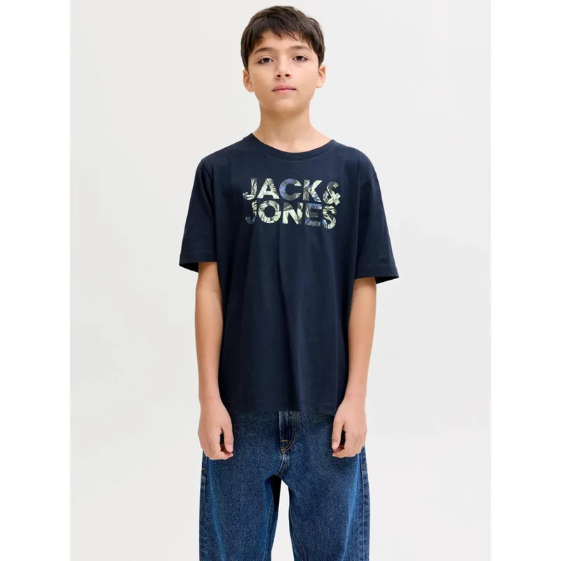 Μπλούζα μακό αγόρι Jack & Jones-12289257-Sky Captain
