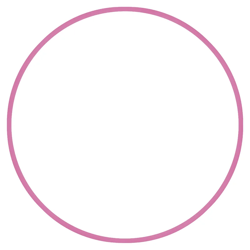Χούλα Χουπ Hq 80cm Φ19mm 330g Ροζ
