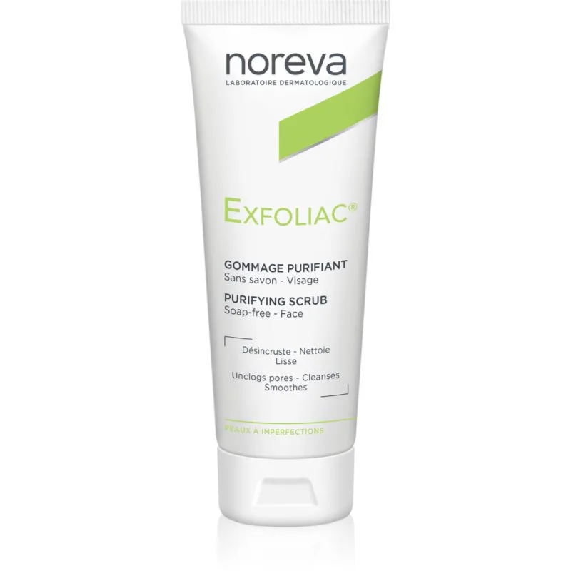 Noreva Exfoliac Purifying Scrub καθαριστική απολέπιση για προβληματική επιδερμίδα 50 ml