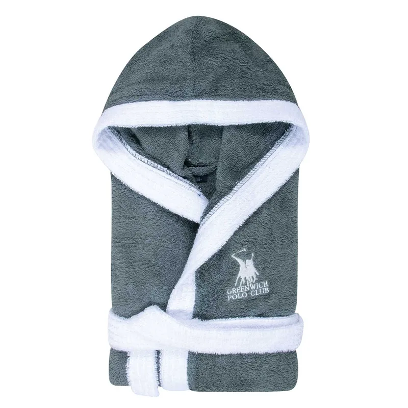 Παιδικό Μπουρνούζι Greenwich Polo Club Baby 8623 D.Grey No12 No12