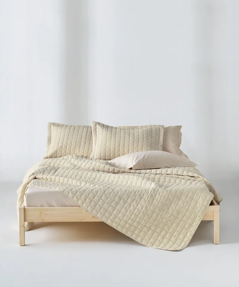Κουβερλί King Size Kentia Vegas 12 Μπεζ 260x240