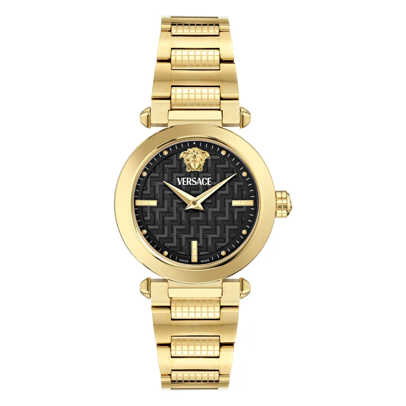 VERSACE GREEK Χρυσό Stainless Steel Bracelet VE5B00625