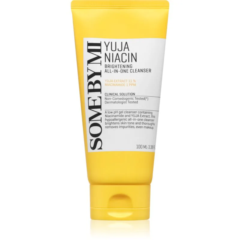 Some By Mi Yuja Niacin Brightening All in One Cleanser λαμπρυντικός καθαριστικός αφρός για ευαίσθητη επιδερμίδα 100 ml