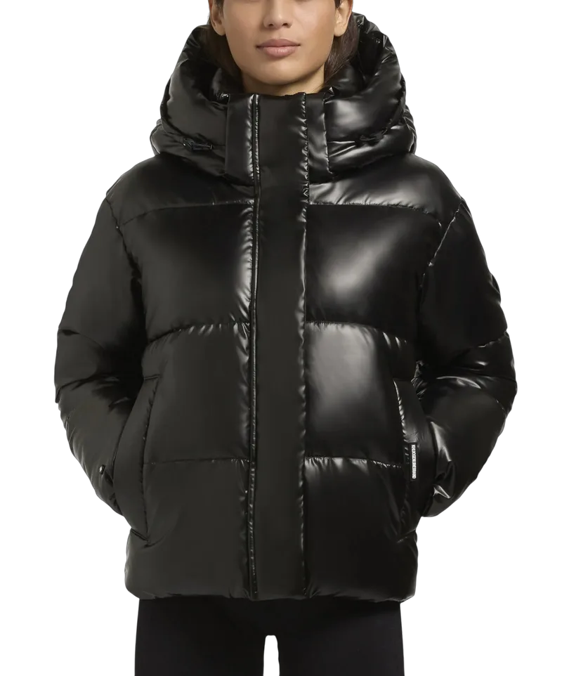 Γυναικείο Devina2 Shiny Μπουφάν Μαύρο Khujo KJ1085JK253-BLACK