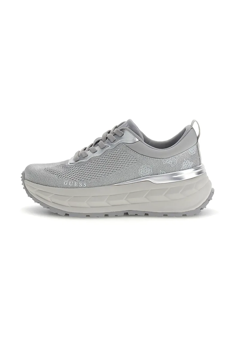Guess γυναικεία sneakers "Runit" - FLPRN3FAB12 Ασημί